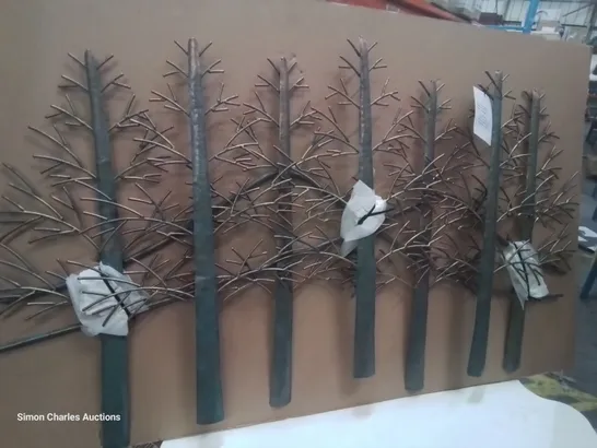 BOXED BRAND NEW METAL TREES WALL DECORATION