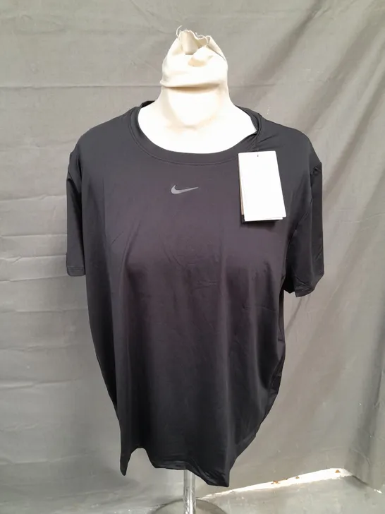 NIKE DRI FIT TRAINING WOMENS TOP IN BLACK - XL