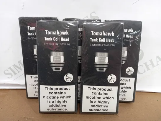 BOX OF APPROX 5 SEALED TOMAHAWK TANK COIL HEAD - 55-65W