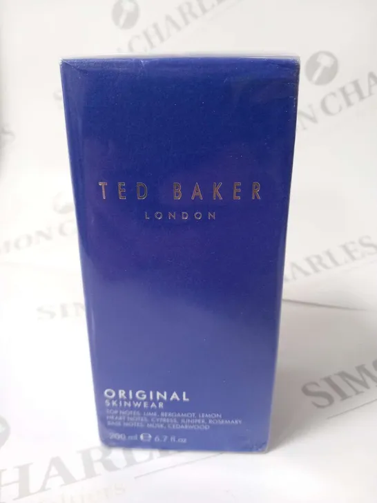 BOXED AND SEALED TED BAKER LONDON ORIGINAL SKINWEAR 200ML