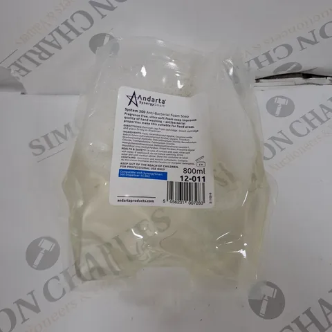 BOX OF 5 ANDART SYSTEM 300 ANTI BACTERIAL FOAM SOAP 
