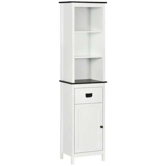 BOXED LAKASHA FREESTANDING TALL BATHROOM CABINET 