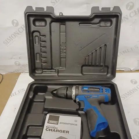 DRAPER STORM FORCE 10.8V CORDLESS HAMMER DRILL