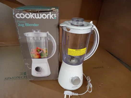 BOXED COOKWORKS PLASTIC JUG BLENDER 1.5L