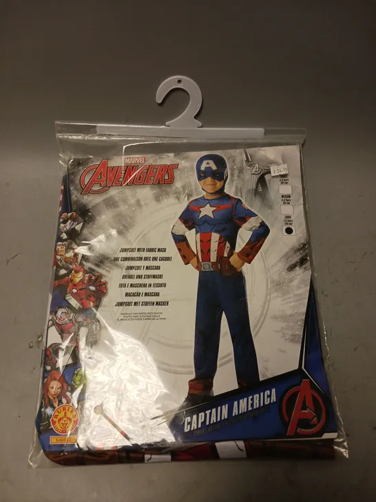 MARVEL AVENGERS - CAPTAIN AMERICA - SIZE 7-8 YEARS 