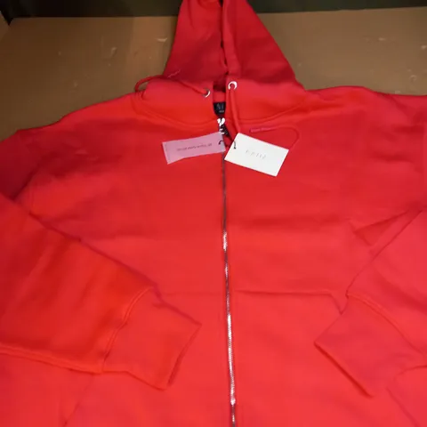 KAIIA OVERSIZED RED HOODIE SIZE 8