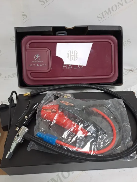 BOXED HALO BOLT ULTIMATE POWER BANK W/JUMP STARTER AIR COMPRESSOR & AC OUTLET BLACK/MARBLE