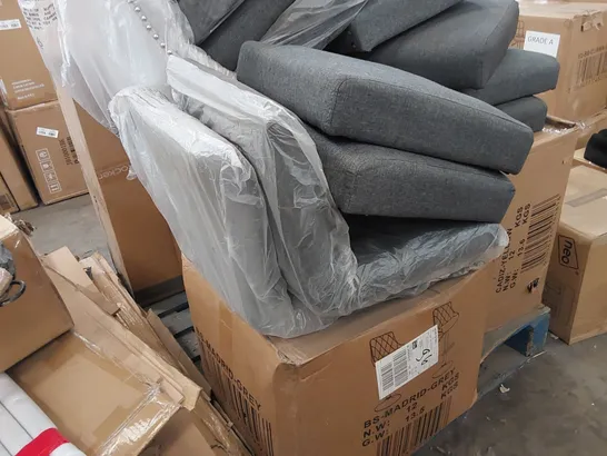 PALLET OF ASSORTED FURNITURE PARTS AND ASSORTED ITEMS