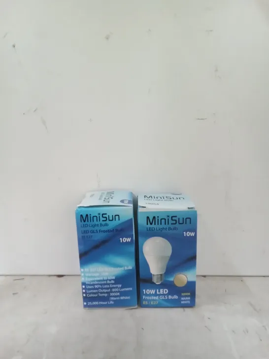 MINISUN X2 E27 10W LED LIGHT BULB (WARM WHITE)