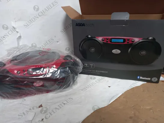 ASDA TECH BLUETOOTH CD BOOMBOX