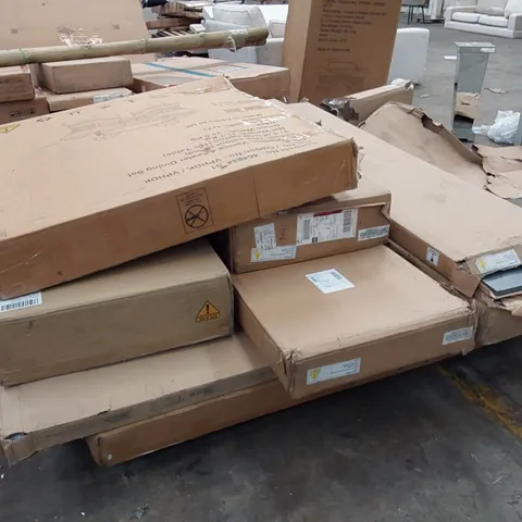 PALLET OF ASSORTED FURNITURE PARTS 