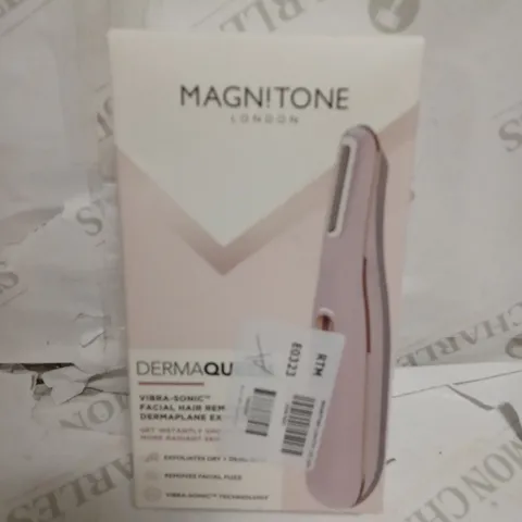 MAGNITONE DERMA-QUEEN VIBRA-SONIC FACIAL HAIR REMOVER - PINK 