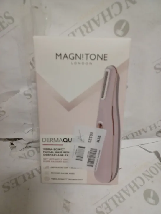 MAGNITONE DERMA-QUEEN VIBRA-SONIC FACIAL HAIR REMOVER - PINK 