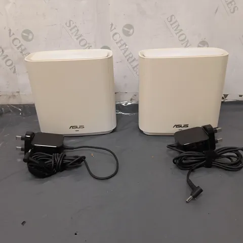 2X ASUS AX6600 TRI BAND WIFI ROUTER - MODEL XT8