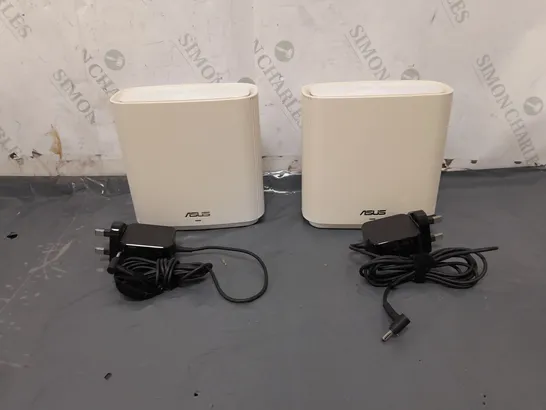 2X ASUS AX6600 TRI BAND WIFI ROUTER - MODEL XT8