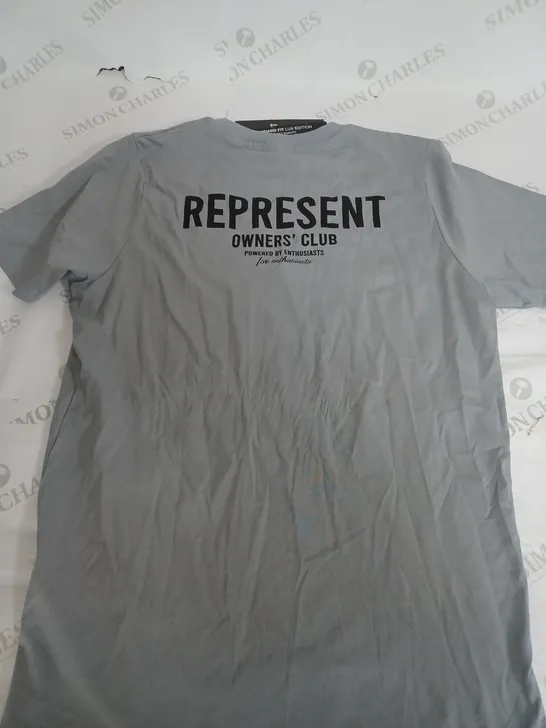 REPRESENT OWNERS CLUB GREY T-SHIRT - SMALL