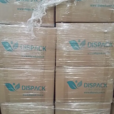 PALLET OF APPROXIMATELY 800 ASSORTED DISPACK REINFORCED SURGICAL GOWNS - SIZE LARGE 