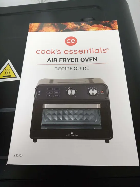COOK'S ESSENTIALS 21L AIRFRYER OVEN WITH ROTISSERIE 822803