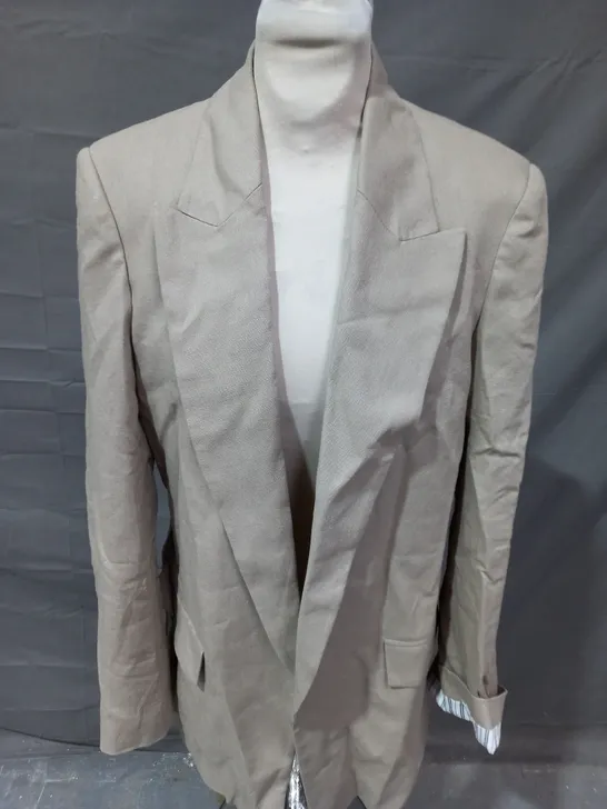 ZARA TAN WITH LINEN JACKET - SMALL