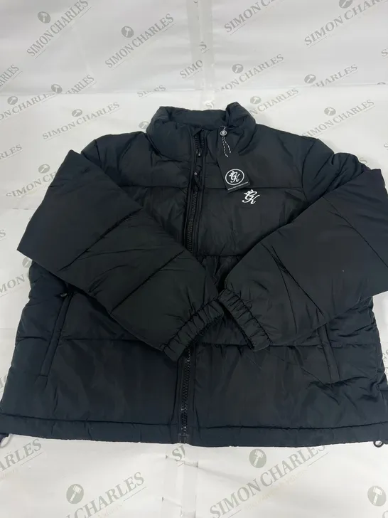 GYMKING 365 PUFFER JACKET IN BLACK SIZE 10