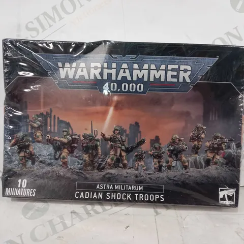 WARHAMMER 40K ASTRA MILITARUM CADIAN SHOCK TROOPS (PACK OF 10 MINIATURES)