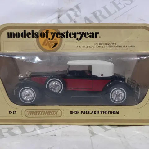 MATCHBOX MODELS OF YESTERYEAR Y-15 1930 PACKARD VICTORIA