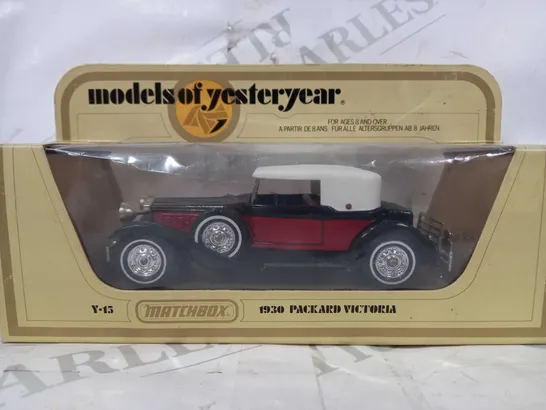 MATCHBOX MODELS OF YESTERYEAR Y-15 1930 PACKARD VICTORIA