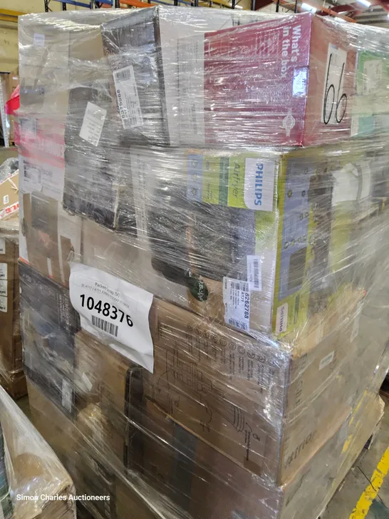 PALLET OF APPROXIMATELY 53 UNPROCESSED RAW RETURN HOUSEHOLD AND ELECTRICAL GOODS TO INCLUDE;