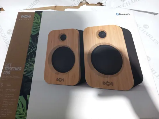 BOXED HOUSE OF MARLEY GET TOGETHER DUO PORTABLE BLUETOOTH AUDIO SYSTEM