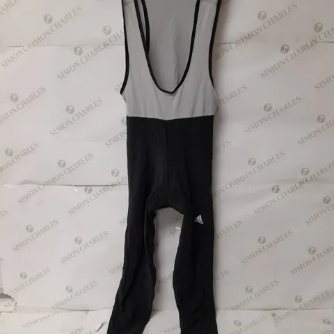 ADIDAS SPORT JUMPSUIT WITH CROTCH PADDING IN BLACK AND GREY SIZE M