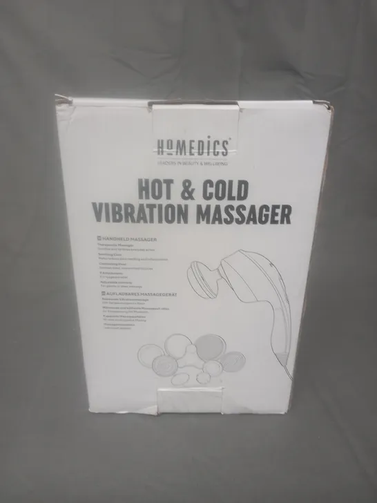 BOXED HOMEDICS HOT & COLD VIBRATION MASSAGER