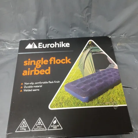 EUROHIKE SINGLE FLOCK AIRBED