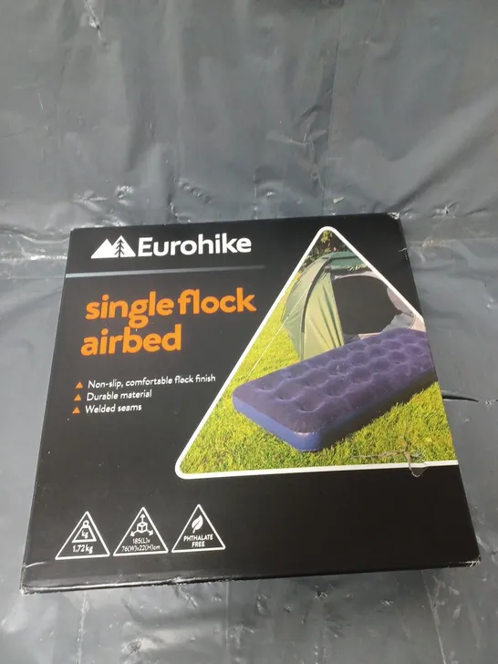 EUROHIKE SINGLE FLOCK AIRBED