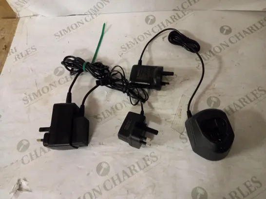 LOT OF 3 ASSORTED CHARGERS FOR BOSCH, KARCHER AND PHILIPS HUE