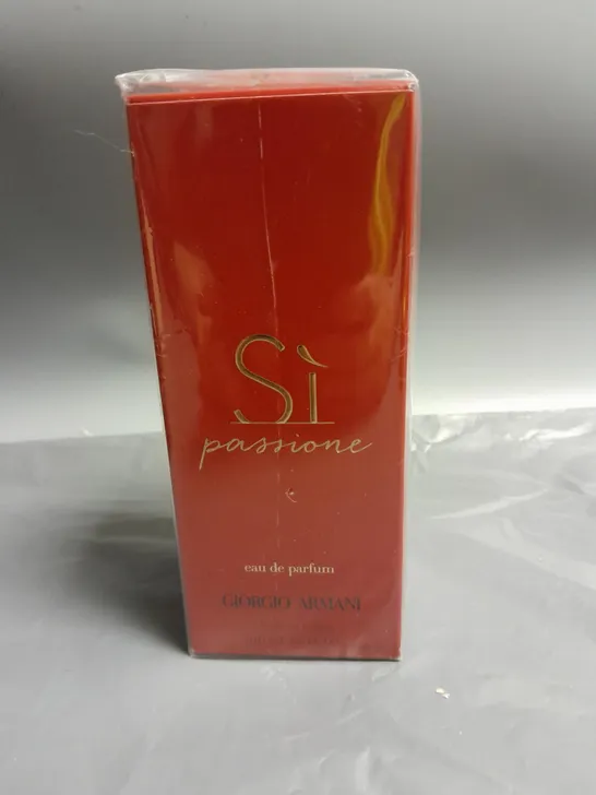 SEALED GIORGIO ARMANI SI PASSIONE EAU DE PARFUM FOR HER 100ML