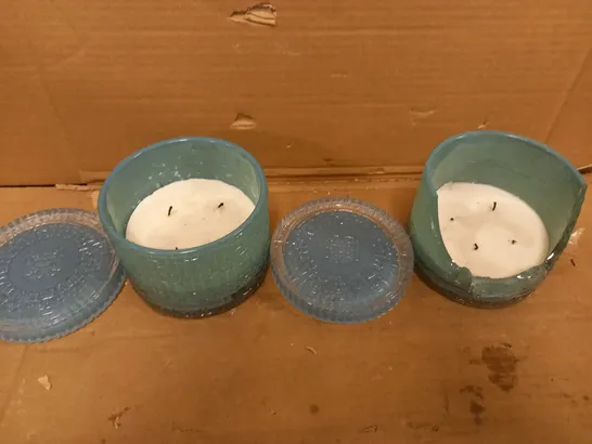 TWIN MULTI WICK CANDLE SET - FRESH COTTON CLOUDS 