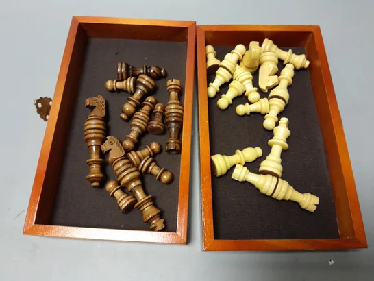 BOXED GOKI WOODEN CHESS SET