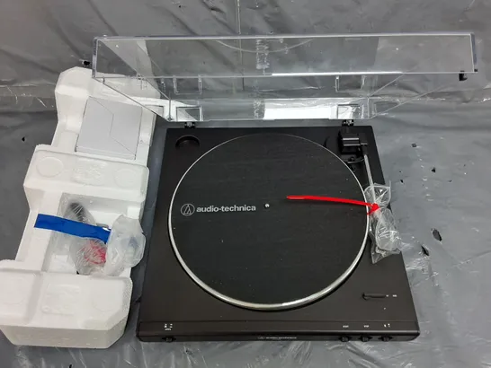 BOXED AUDIO TECHNICA AT-LP60X FULLY AUTOMATIC BELT DRIVE TURNTABLE