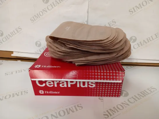 LOT OF 30 CERAPLUS HOLLISTER DRAINABLE OSTOMY POUCHS