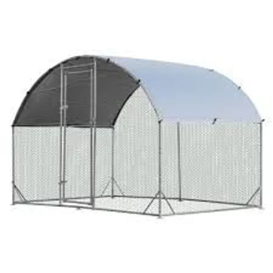 BOXED CHICKEN COOP WITH WATERPROOF AND SUN-PROTECTIVE COVER FOR BACKYARD, FARM (1 BOX)