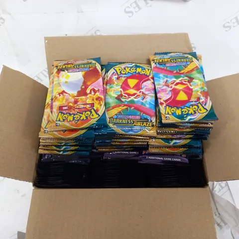 BOX OF ASSORTED POKEMON GAME CARDS/PACKS