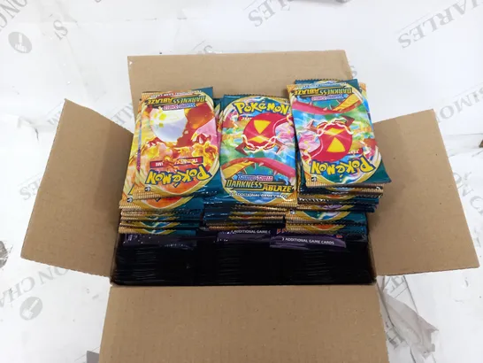 BOX OF ASSORTED POKEMON GAME CARDS/PACKS