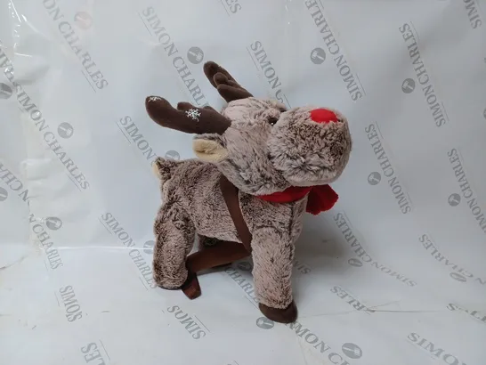 ANIMATED WALKING AND SINGING REINDEER RRP £22