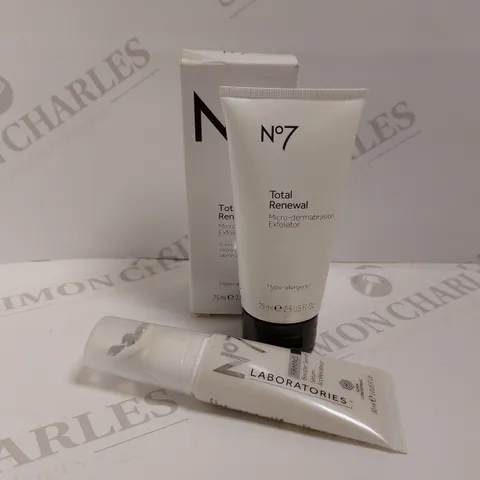 BOX OF 2 NO.7 ITEMS TO INCLUDE BOOSTER SERUM AND TOTAL RENEWAL CREAM