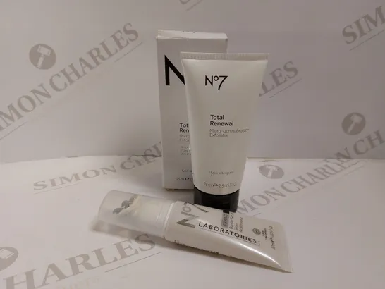 BOX OF 2 NO.7 ITEMS TO INCLUDE BOOSTER SERUM AND TOTAL RENEWAL CREAM