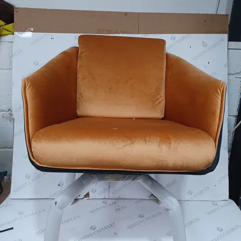 BOXED J&C GROUP STUDIO CHAIR IN ORANGE 