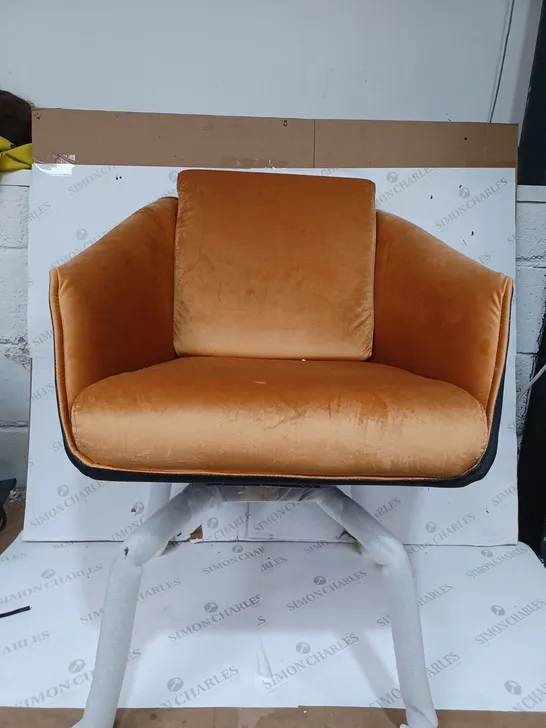 BOXED J&C GROUP STUDIO CHAIR IN ORANGE 