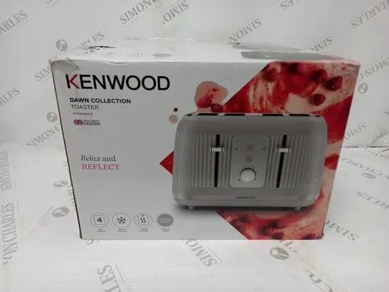 BOXED KENWOOD DAWN 4 SLOT TOASTER TFP09.000CR RRP £49.99