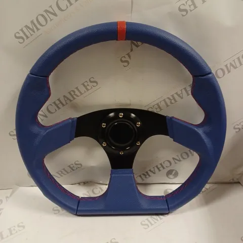 BOXED REPLACEMENT CUSTOM CAR WHEEL IN BLUE  