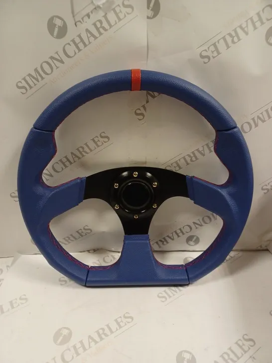 BOXED REPLACEMENT CUSTOM CAR WHEEL IN BLUE  